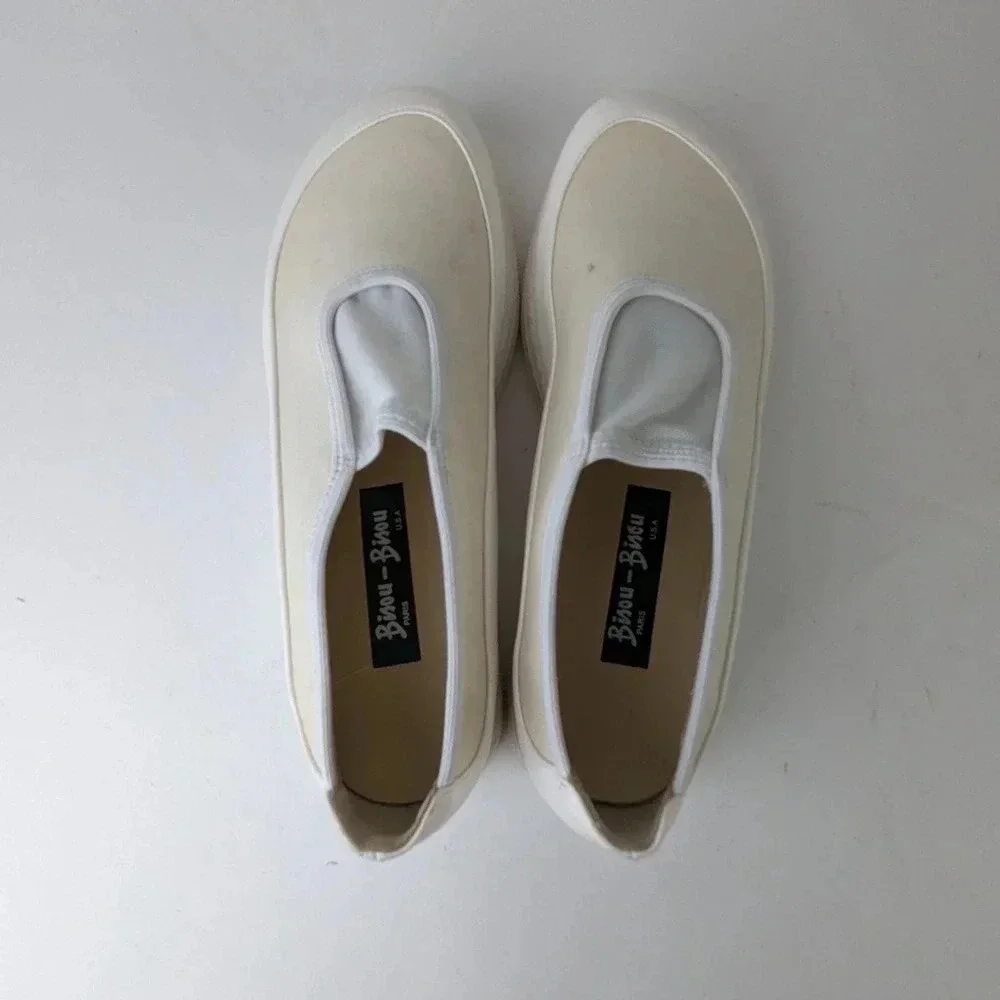 Bisou- Bisou Paris Platform Slip Ons 7
